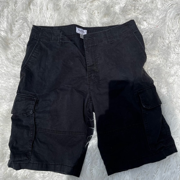 Goodfellow & Co Black Cargo Shorts Utility Style - Picture 1 of 7